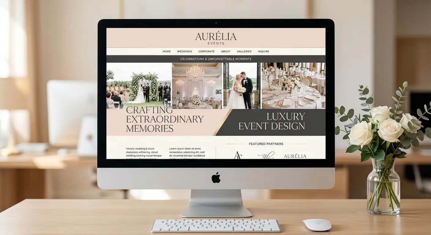 Brilliant Event Planning — Luxury Wedding & Event Planning Squarespace Website Case Study - Md. Shohan Islam