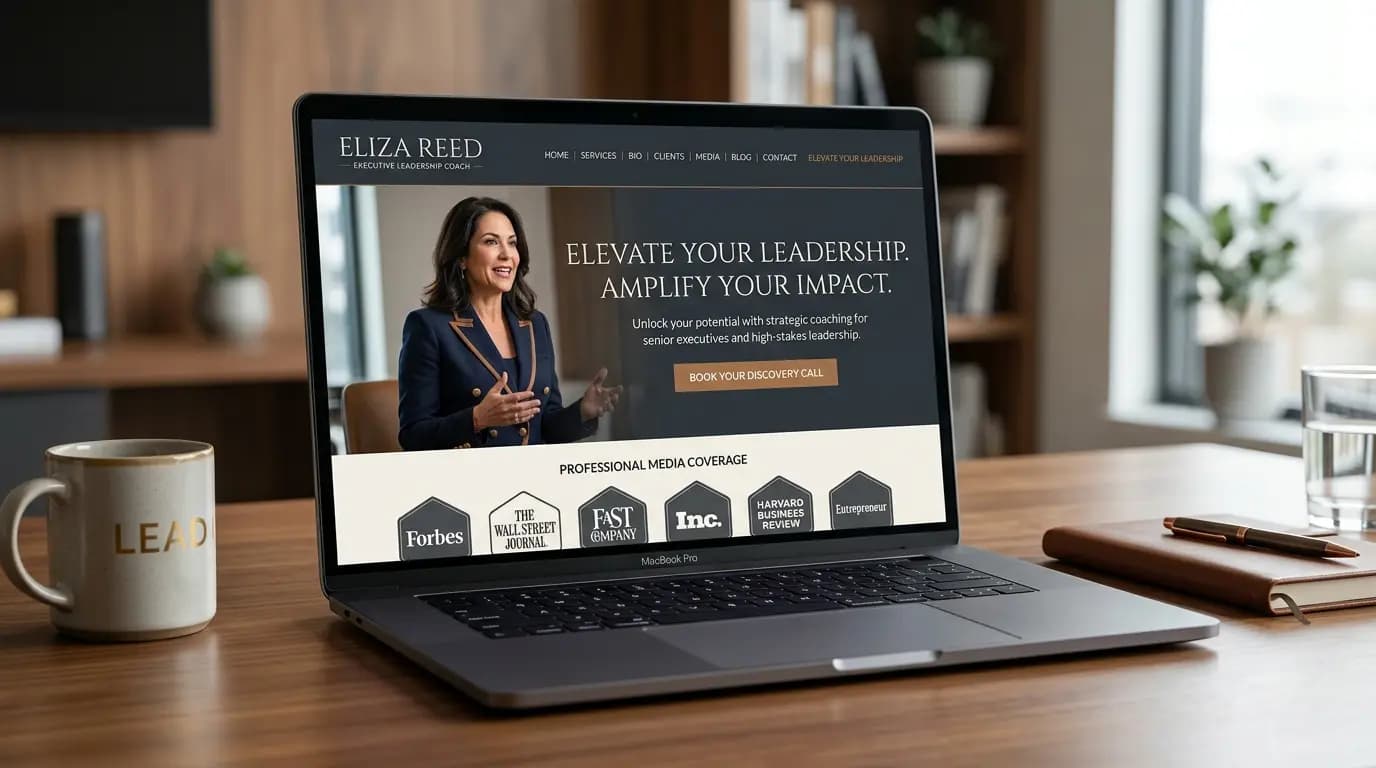 Peter Cowell — Executive Coaching & Personal Brand Squarespace Website Case Study - Md. Shohan Islam